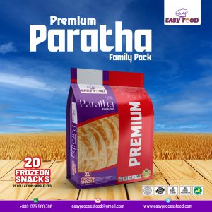 Premium Paratha Family Pack – 20 pcs | 80g Each | Frozen Plain Paratha