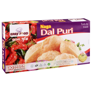 NAGA Dal Puri 450gm 10 pcs | Spicy Frozen Snacks Bangladesh
