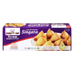 Single Bite Vegetable Singara 450gm 30 pcs | Frozen Snacks Bangladesh