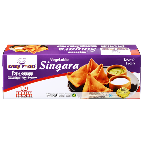 Easy Food Vegetable Singara Regular Pack 400gm 10 pcs frozen snacks in Bangladesh