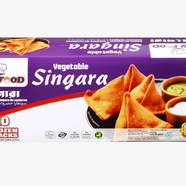 Vegetable Singara Regular 10 pcs frozen ready-to-cook 400g pack